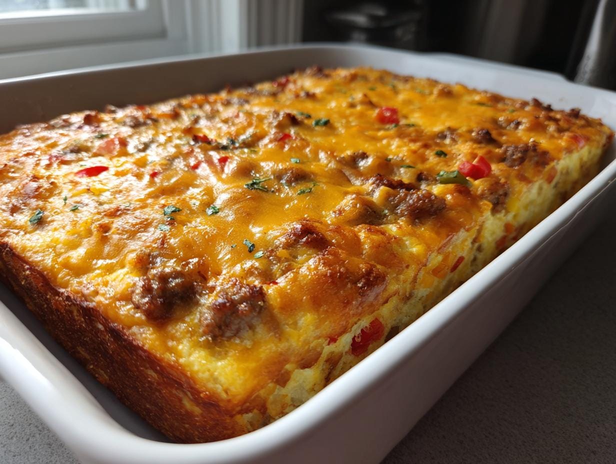Irresistible Easter Breakfast Casserole for 8 Hungry Guests