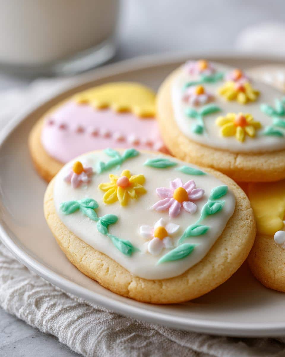 Easter Sugar Cookies Royal Icing - detail 1