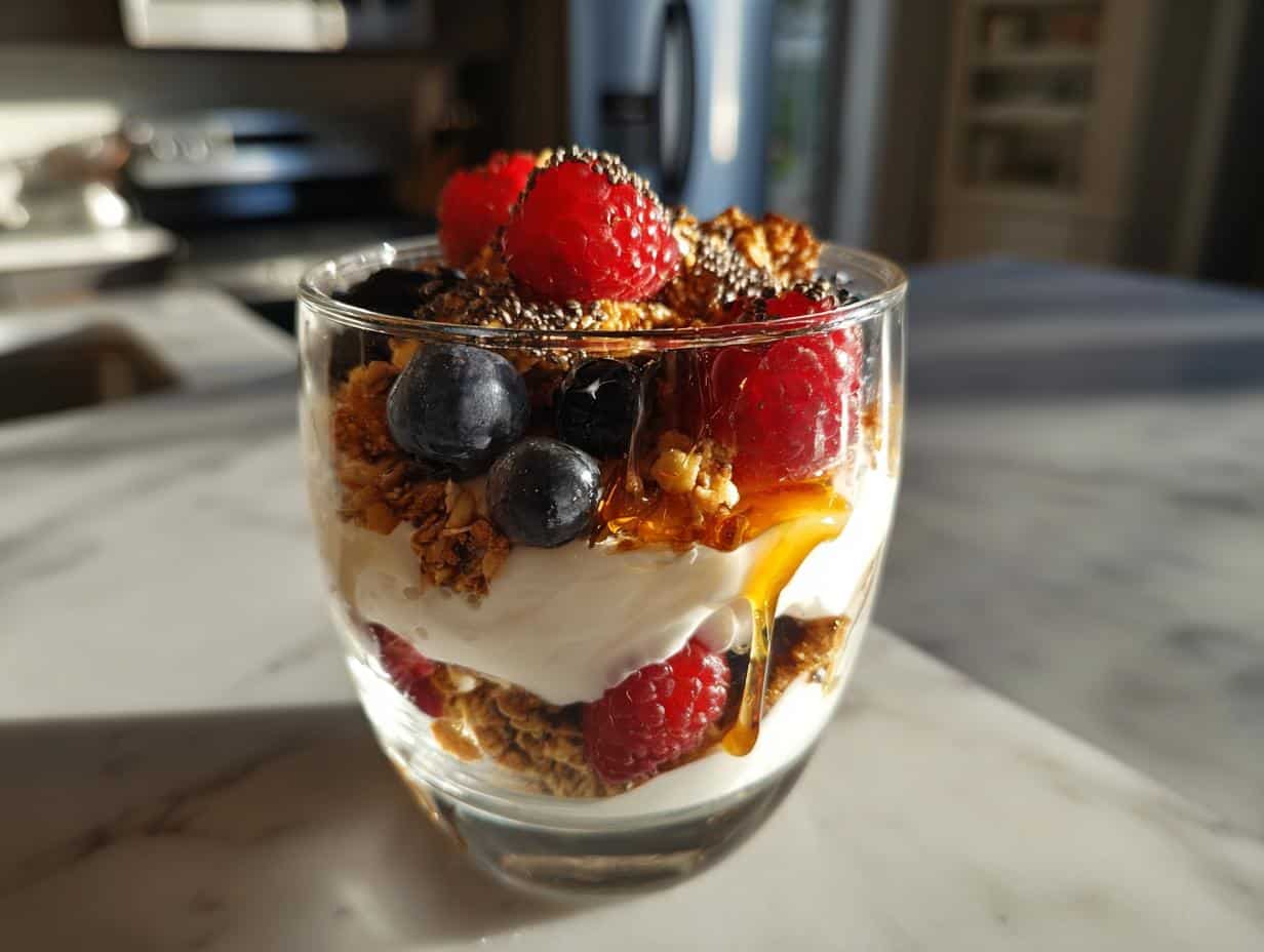 Greek Yogurt Breakfast Parfait - detail 1