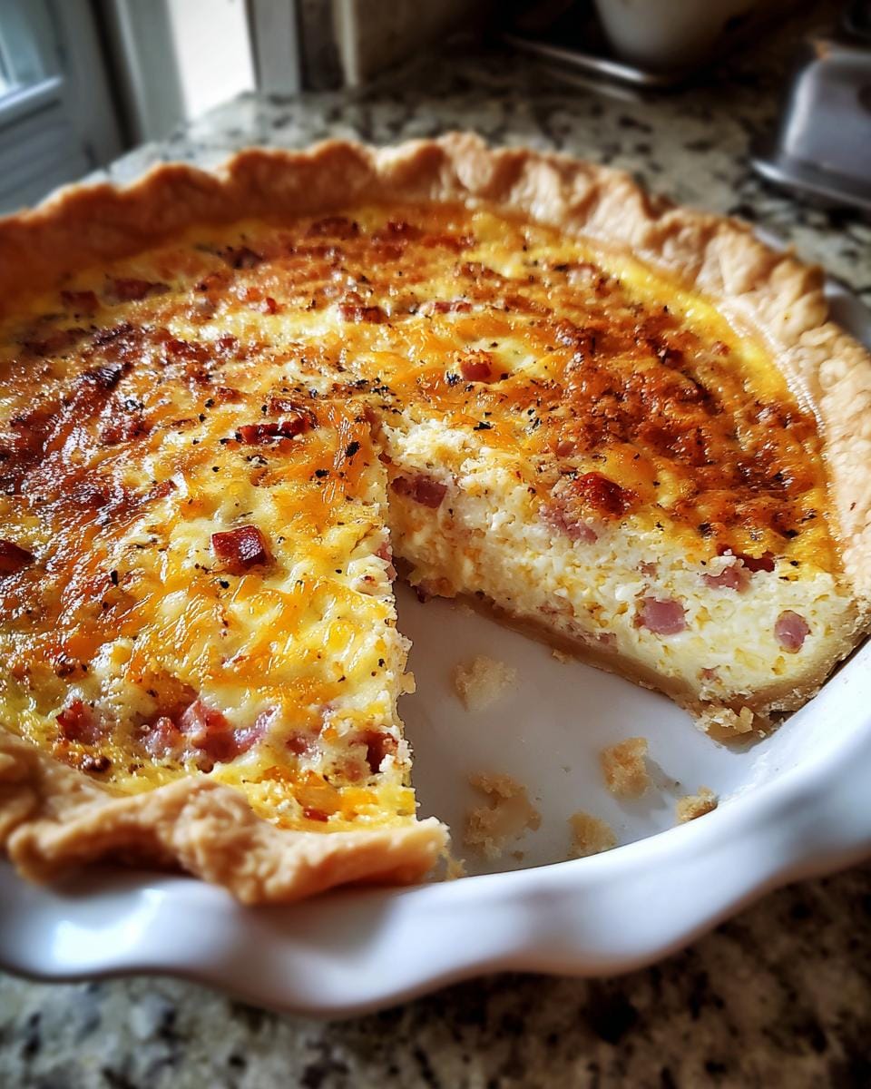 Ham & Cheese Quiche Easter - detail 1