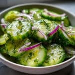 Healthy Cucumber Salad with Dill