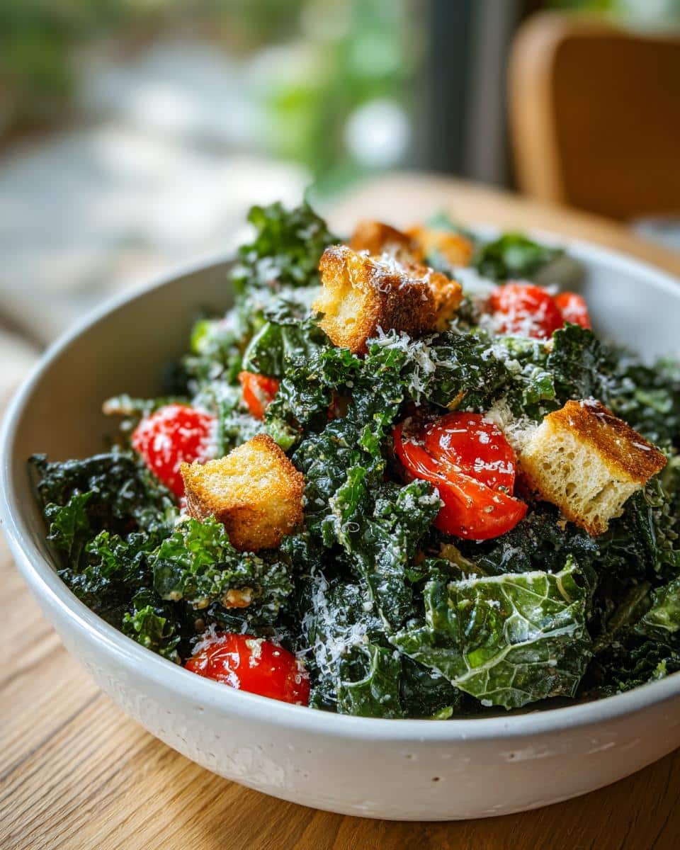 10-Minute Kale Caesar Salad Healthy That Converts Skeptics