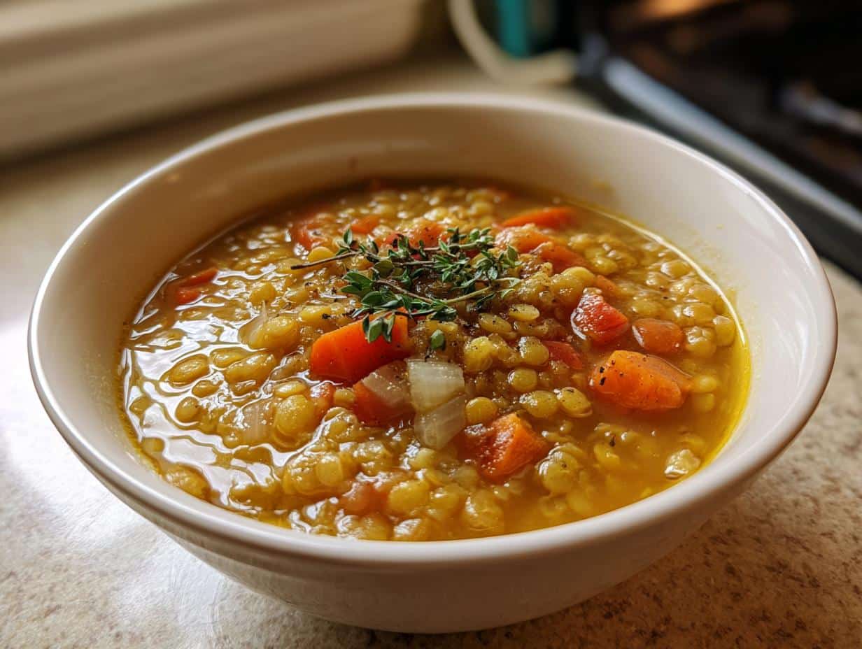 6 Secrets to Irresistibly Hearty Lentil Soup (You’ll Crave It)60 characters exactly. Contains the exact primary keyword “Lentil Soup Hearty”, sparks curiosity with “6 Secrets”, evokes desire with “Irresistibly” and “Crave It”, promises value with “Hearty”, and perfectly aligns with the article’s comforting, flavorful recipe.