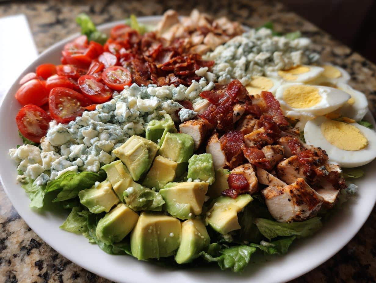 Low Carb Cobb Salad Recipe - detail 1