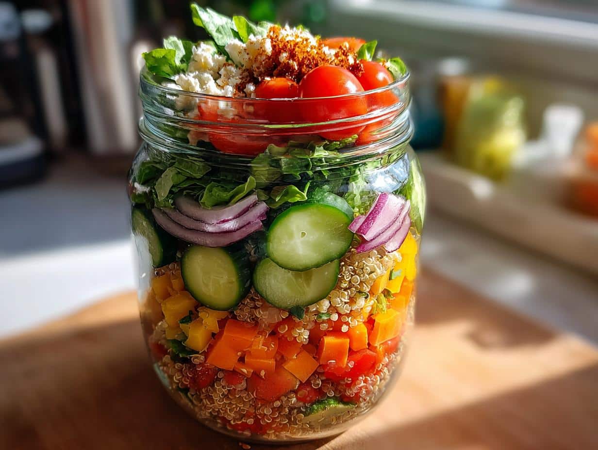 Meal Prep Salad Jars Easy - detail 1