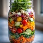 Meal Prep Salad Jars Easy