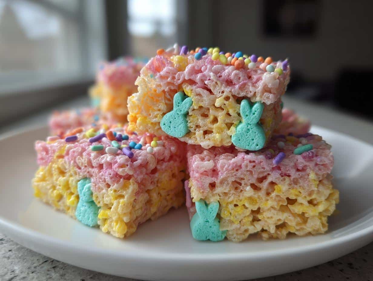 Irresistible Peeps Rice Krispie Treats Easter in 15 Minutes