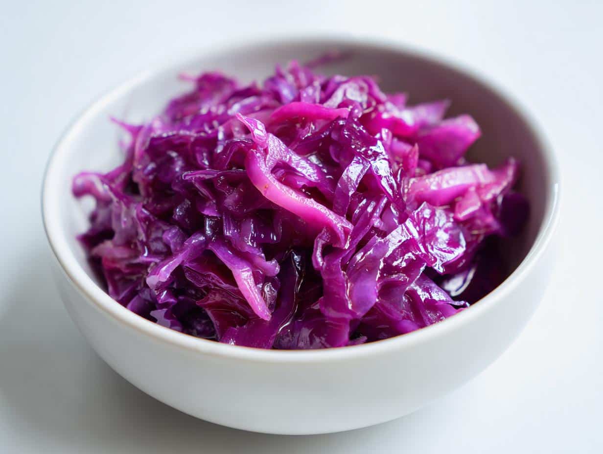 Pickled Red Cabbage Slaw - detail 1