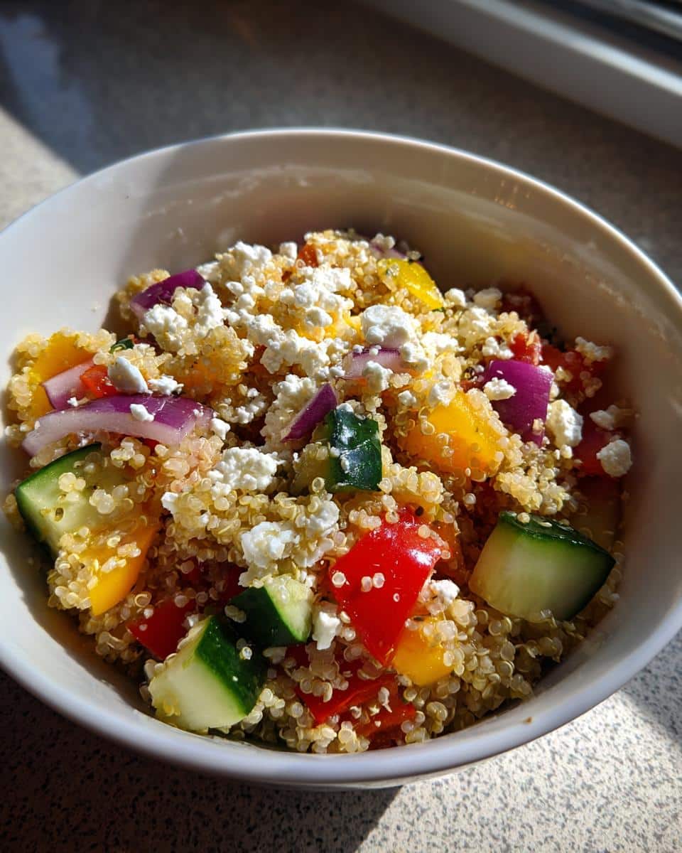 Irresistible Quinoa Salad with Feta & Veggies in 30 Minutes