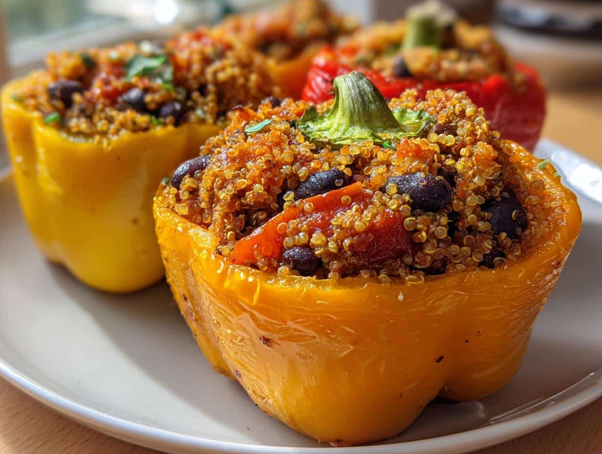 Irresistible Quinoa Stuffed Peppers with 10g Protein Power 4 Quinoa Stuffed Peppers - detail 1