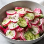 Radish Cucumber Salad Refreshing