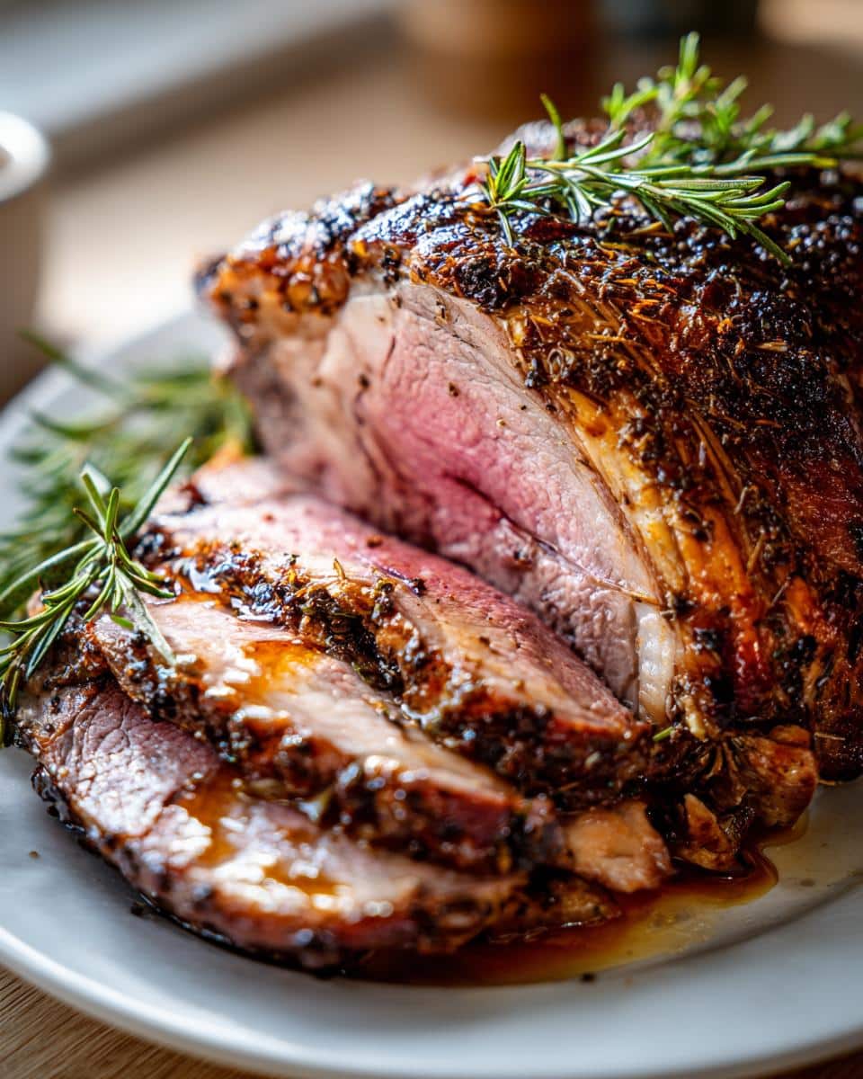 Roast Lamb Rosemary Easter - detail 1