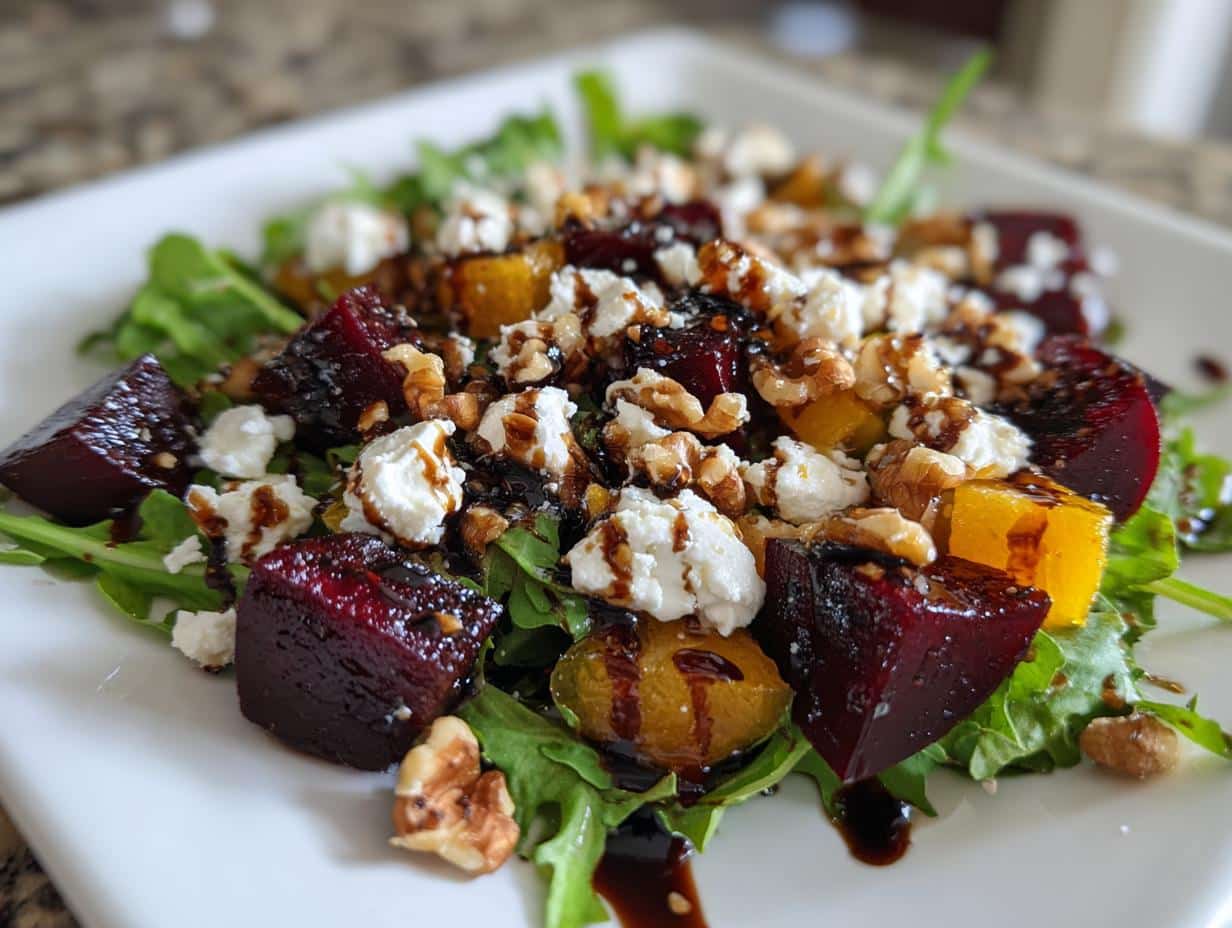 Roasted Beet & Goat Cheese Salad Magic in Just 45 Minutes 4 Roasted Beet & Goat Cheese Salad - detail 1