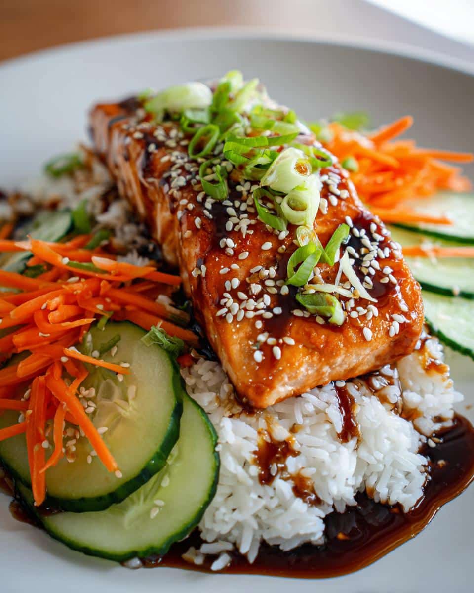 Irresistible Salmon Rice Bowl Teriyaki Ready in 25 Minutes 4 Salmon Rice Bowl Teriyaki - detail 1