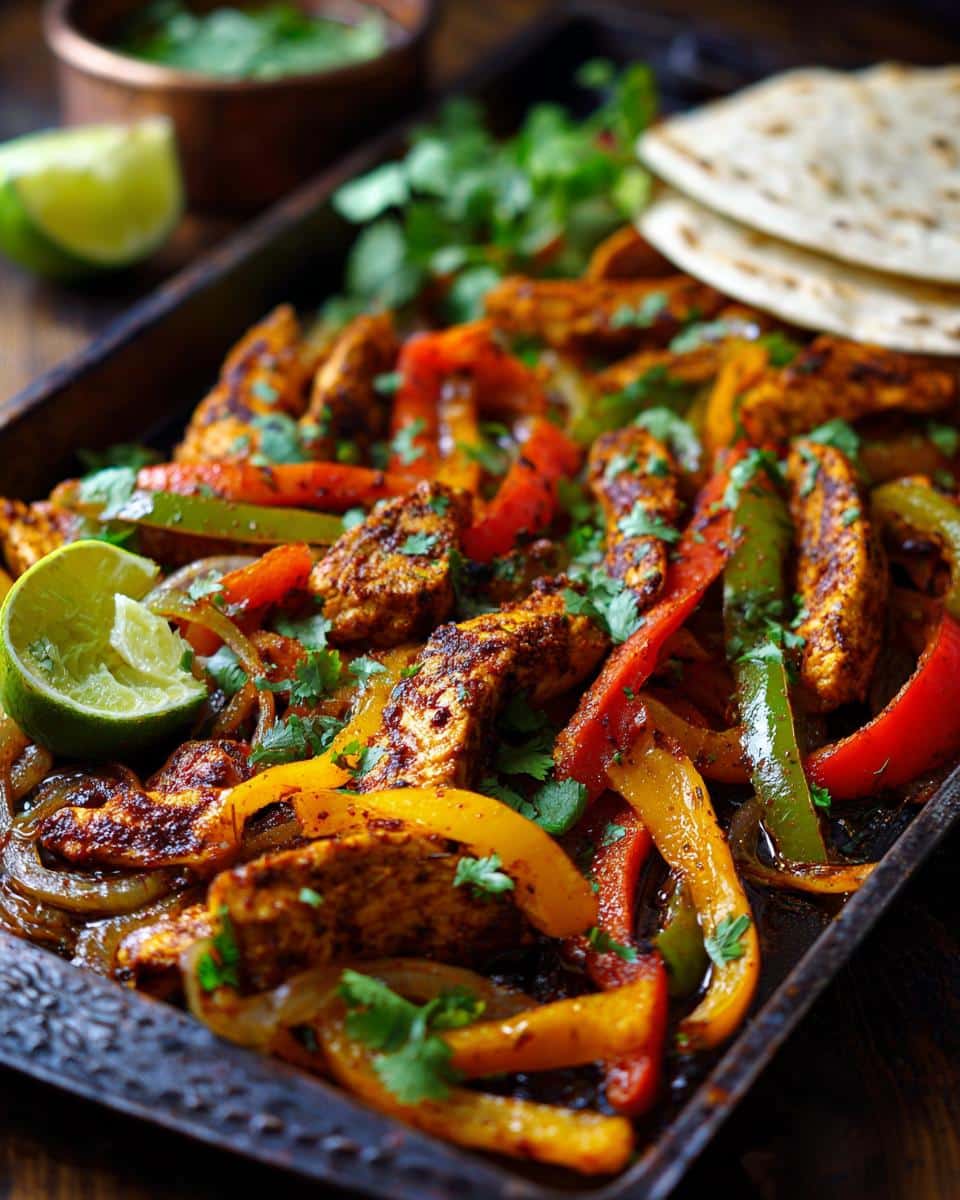 One-Pan Chicken Fajitas: Easy 30-Minute Dinner Success 4 Sheet Pan Chicken Fajitas - detail 1