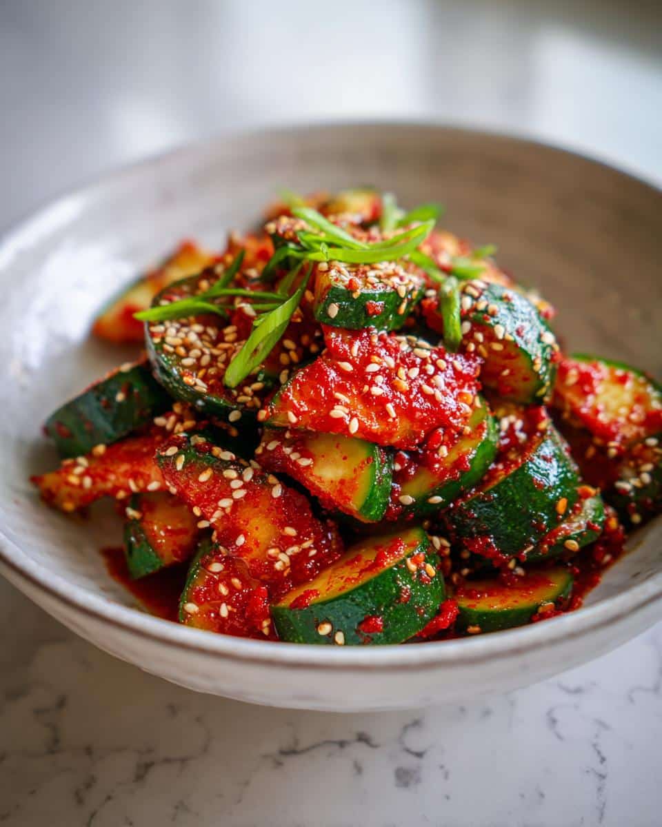 Spicy Korean Cucumber Salad: 15-Minute Fiery Crunch Fix