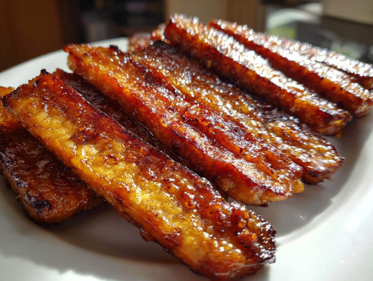 Tempeh Bacon Vegan - detail 1