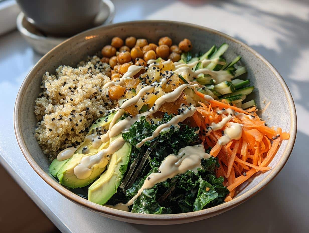 5 Irresistible Vegan Buddha Bowl Recipes You'll Devour 4 Vegan Buddha Bowl Recipes - detail 1